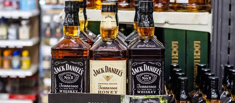  jack daniels display